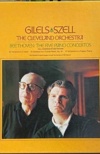 The Five Piano Concertos 5xLP BOX (UK 1972):Beethoven
