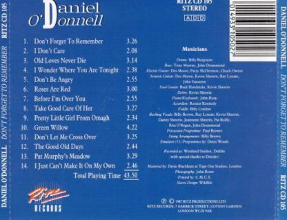 Dont Forget To Remember:Daniel O'Donnell - Image 2