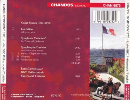 Symphony in D minor; Symphonic Variations; Les Eolides CD:Franck - Image 2