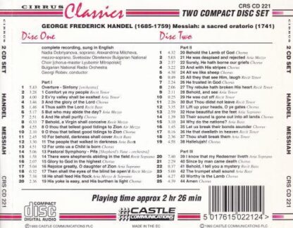 Handel's Messiah 2xCD:Georg Friedrich Händel - Image 2