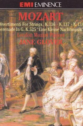 Mozart Divertimenti For Strings CD:Jane Glover