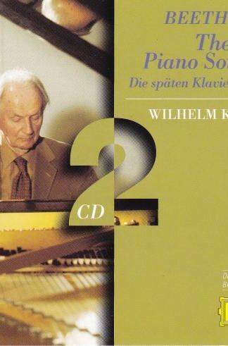 Beethoven: The Late Piano Sonatas 2xCD:Wilhelm Kempff
