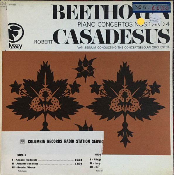 Ludwig van Beethoven, Robert Casadesus, Eduard Van Beinum, Concertgebouworkest-0