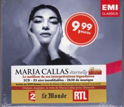 L'Eternelle 2xCD + DVD:Maria Callas