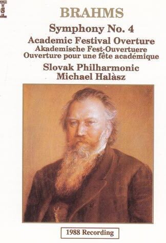 Brahms Symphony No. 4 / Academic Festival Overture CD:Michael Halász