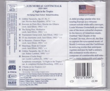 Symphonie Romantique CD:Louis Moreau Gottschalk - Image 2