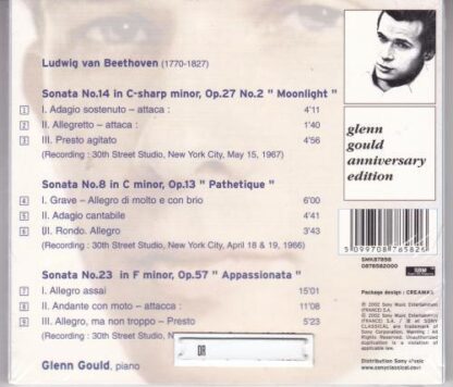 Beethoven - Sonates CD:Glenn Gould - Image 2