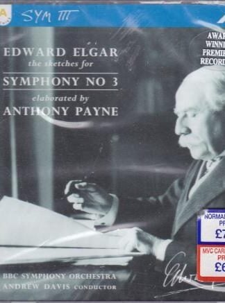 The Sketches For Symphony No. 3 CD:Edward Elgar