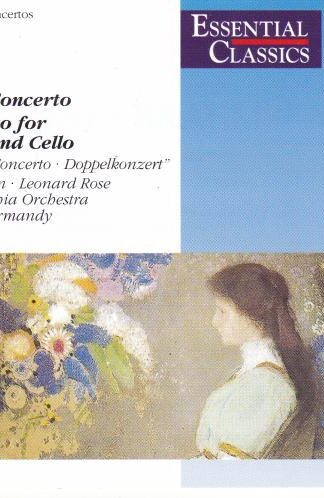 Violin Concerto / Concerto for Violin and Cello CD:Johannes Brahms
