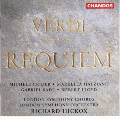 Verdi - Requiem CD:Richard Hickox