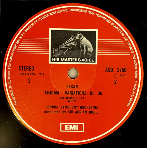 Sir Edward Elgar / Ralph Vaughan Williams, Sir Adrian Boult, London Symphony Orchestra-3