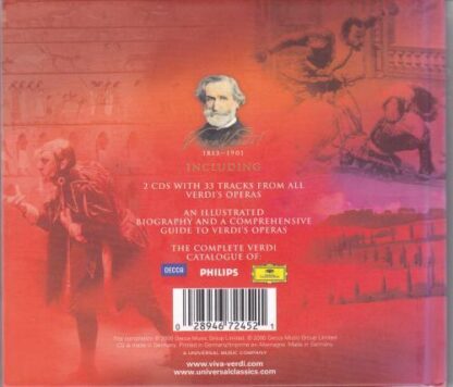 Viva Verdi - 100th Anniversay Celebration Sampler 2xCD:Giuseppe Verdi - Image 2