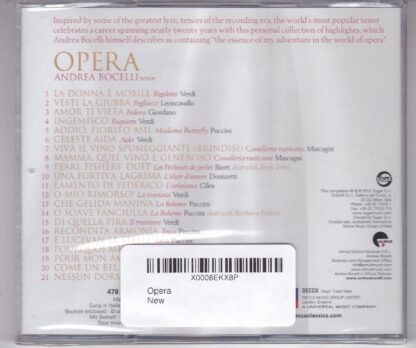 Opera CD:Andrea Bocelli - Image 2