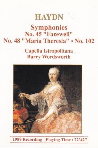 Symphonies Nos. 45, 48 & 102 CD:Joseph Haydn