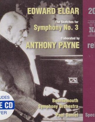 The Sketches For Symphony No. 3 CD:Sir Edward Elgar