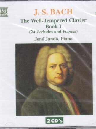 J S Bach - The Well-Tempered Clavier Book I 2xCD:Jenö Jandó