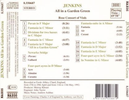 All In A Garden Green CD:John Jenkins - Image 2