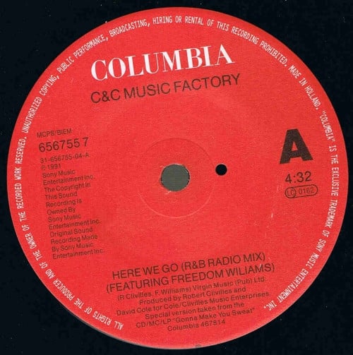 C + C Music Factory Featuring Freedom Williams-2