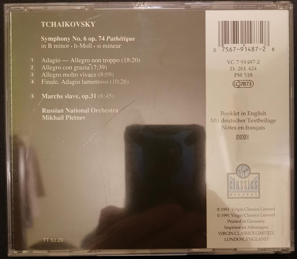Pyotr Ilyich Tchaikovsky, Russian National Orchestra, Mikhail Pletnev-0