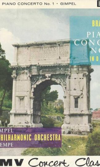Piano Concerto No. 1 In D Minor LP (UK 1959):Johannes Brahms
