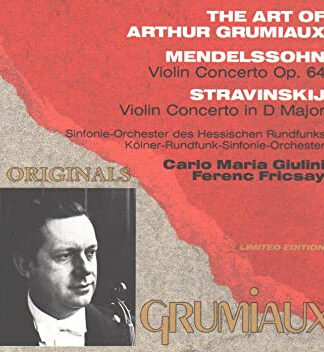 Arthur Grumiaux - Felix Mendelssohn-Bartholdy / Igor Stravinsky-0