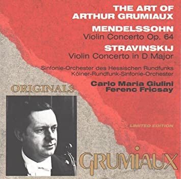 Arthur Grumiaux - Felix Mendelssohn-Bartholdy / Igor Stravinsky-0