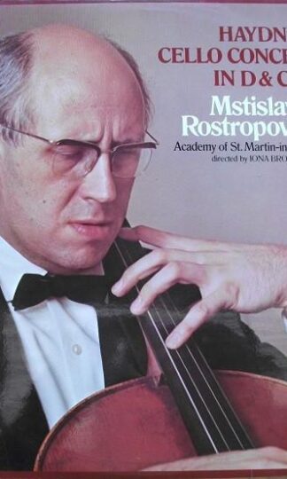 Haydn - Cello Concerto In D & C LP (UK 1976):Mstislav Rostropovitch
