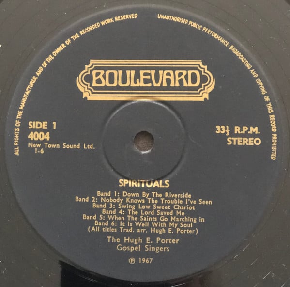 The Hugh E. Porter Gospel Singers-2