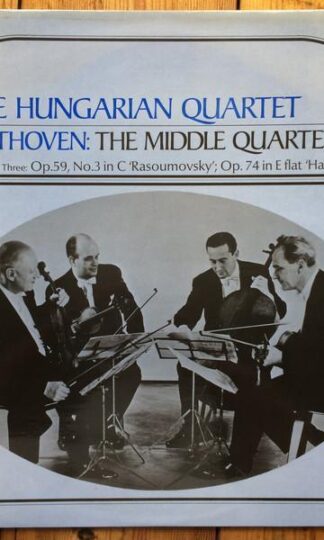 The Middle Quartets - Volume 3 LP (UK 1968):Ludwig van Beethoven