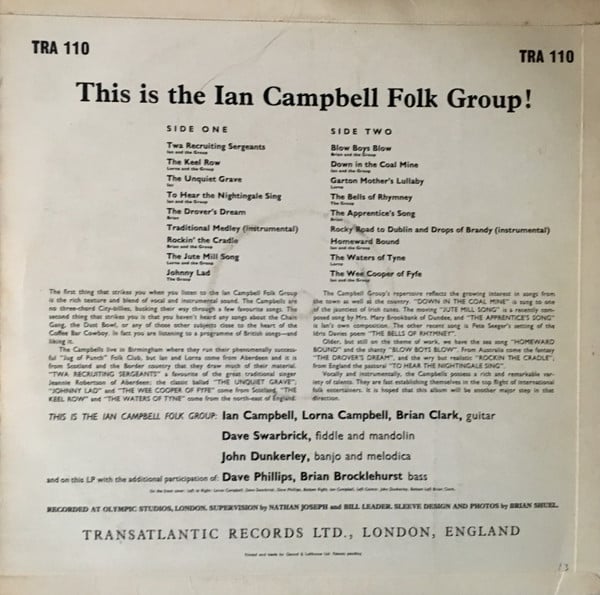 The Ian Campbell Folk Group-1