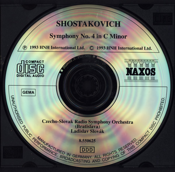 Dmitri Shostakovich, Slovak Radio Symphony Orchestra, Ladislav Slovák-2