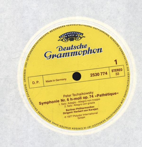 Pyotr Ilyich Tchaikovsky, Berliner Philharmoniker, Herbert Von Karajan-2