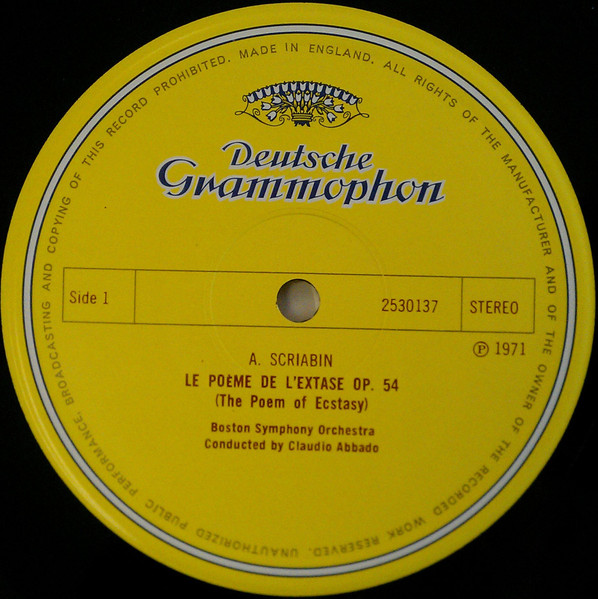 Alexander Scriabin / Pyotr Ilyich Tchaikovsky - Boston Symphony Orchestra, Claudio Abbado-2