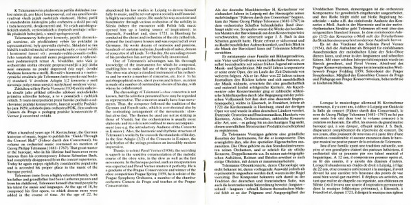 Georg Philipp Telemann, Pavel Verner, Suk Chamber Orchestra, Josef Vlach-4