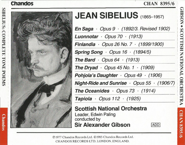 Jean Sibelius - Royal Scottish National Orchestra, Alexander Gibson-1