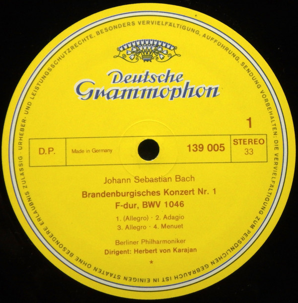 Herbert von Karajan, Berliner Philharmoniker - Johann Sebastian Bach-2