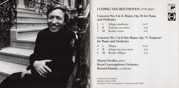 Ludwig van Beethoven, Murray Perahia, Concertgebouworkest, Bernard Haitink-2