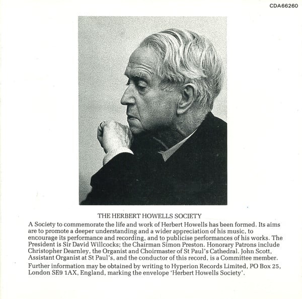 Herbert Howells - St. Paul's Cathedral Choir, Christopher Dearnley, John Scott (10)-3