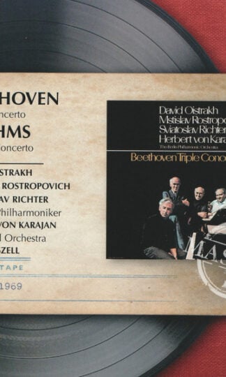Ludwig van Beethoven, Johannes Brahms - David Oistrach, Mstislav Rostropovich, Sviatoslav Richter, Berliner Philharmoniker, Herbert von Karajan, The Cleveland Orchestra, George Szell-0