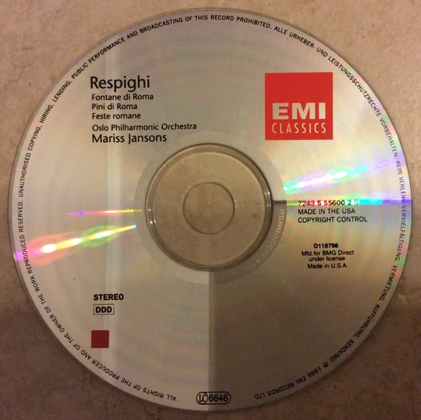 Ottorino Respighi, Oslo Filharmoniske Orkester, Mariss Jansons-2