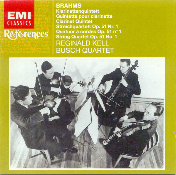 Johannes Brahms, Reginald Kell, The Busch Quartet-0