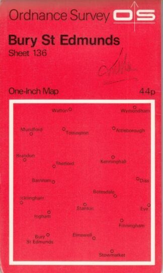 Bury St Edmunds - Sheet 136 :