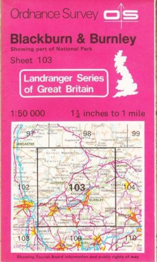 Blackburn, Burnley and Surrounding Area (Landranger Maps) :