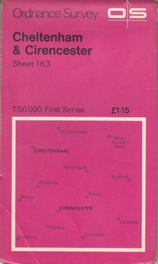 Ordnance Survey Sheet 163: Cheltenham & Cirencester, 1:50 0000 First Series : Ordnance Survey
