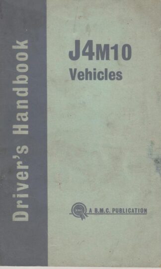 Driver's Handbook J4M10 Vehicles :