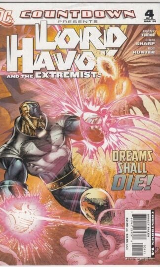 Countdown Presents: Lord Havok & The Extremists #4A : Liam Sharp, Rob Hunter, Kanila Tripp, John J. Hill, Mike Marts Frank Tieri