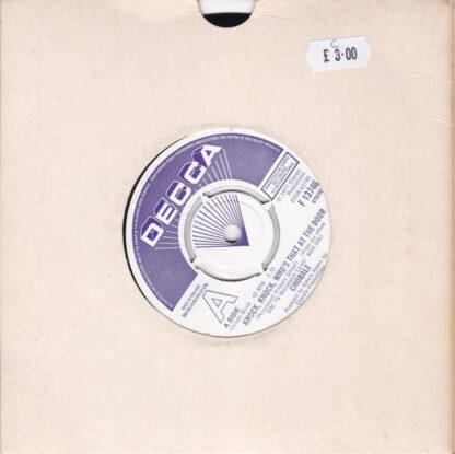 Knock, Knock, Who's That At The Door 7" : Chorale (4)