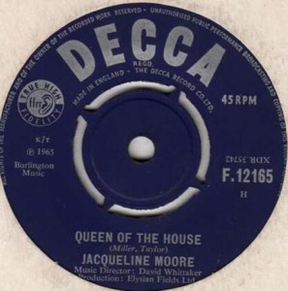 Queen Of The House/What's Going On Here 7" : Jacqueline Moore