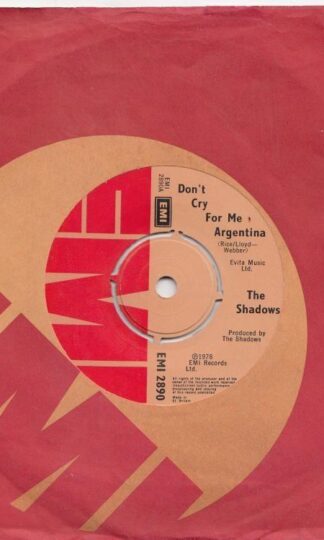 Don't Cry For Me Argentina/ Montezuma's Revenge 7" : The Shadows