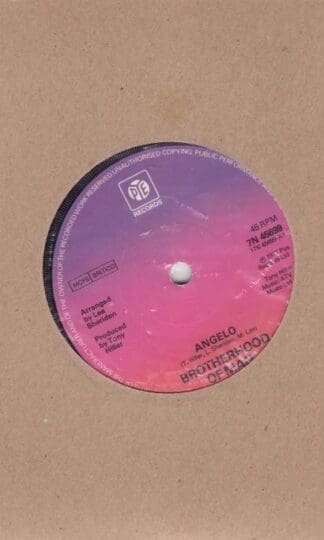 Angelo/ All Night 7" : Brotherhood Of Man